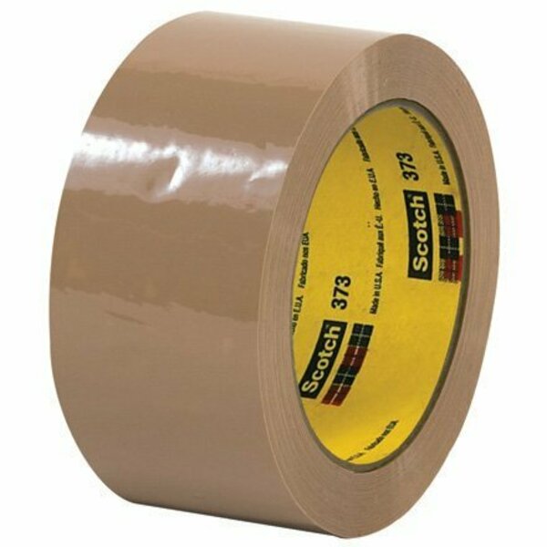 Bsc Preferred 2'' x 55 yds. Tan 3M 373 Carton Sealing Tape, 6PK T901373T6PK